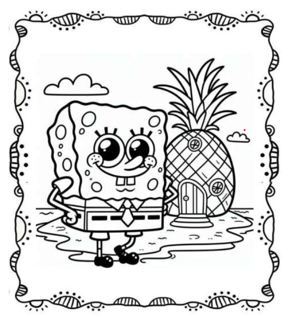 Livro de Colorir Bob Esponja: Aventura Colorida no Fundo do Mar - Vol 2