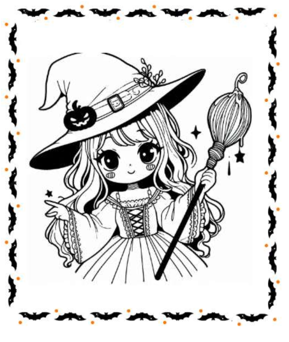 Livro de Colorir Halloween: Diversão Assustadora para Pequenos Artistas - Vol 1